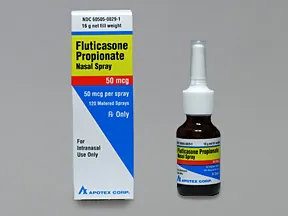 how to use fluticasone propionate nasal spray usp 50 mcg