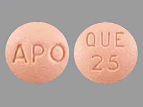 quetiapine 25 mg tablet