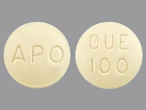 quetiapine 100 mg tablet