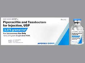 piperacillin-tazobactam 3.375 gram intravenous solution