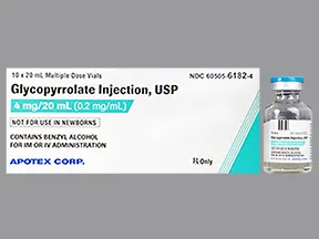 glycopyrrolate 0.2 mg/mL injection solution