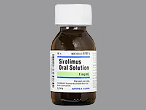 sirolimus 1 mg/mL oral solution