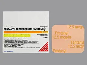 fentanyl 12 mcg/hr transdermal patch