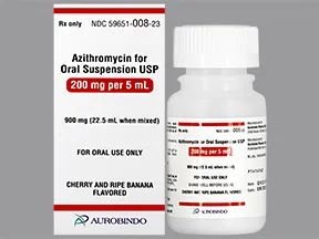 azithromycin 200 mg/5 mL oral suspension