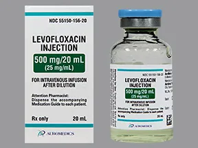 levofloxacin 25 mg/mL intravenous solution