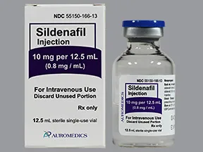 sildenafil (pulmonary hypertension) 10 mg/12.5 mL intravenous solution