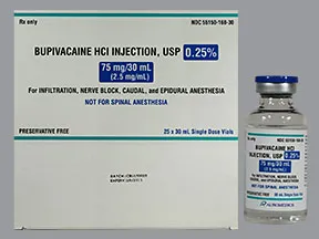 bupivacaine (PF) 0.25 % (2.5 mg/mL) injection solution
