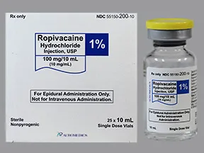 ropivacaine (PF) 10 mg/mL (1 %) injection solution