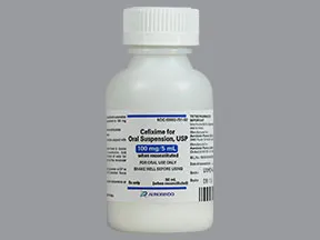 cefixime 100 mg/5 mL oral suspension
