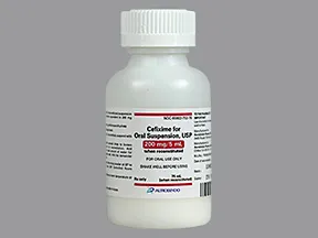 cefixime 200 mg/5 mL oral suspension