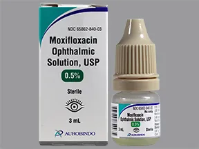 moxifloxacin 0.5 % eye drops