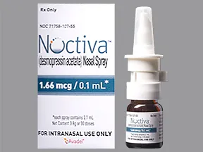Noctiva 1.66 mcg/spray (0.1 mL) nasal spray