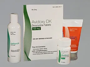 Avidoxy DK 100 mg-2 %-SPF 30 kit