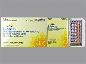 Balcoltra 0.1 mg-0.02 mg (21)/iron (7) tablet