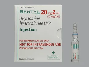 Bentyl 10 mg/mL intramuscular solution