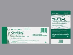 Chateal (28) 0.15 mg-0.03 mg tablet