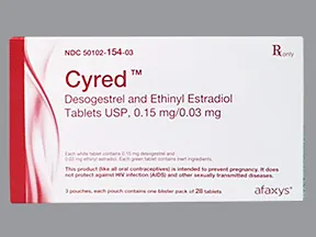 Cyred 0.15 mg-0.03 mg tablet