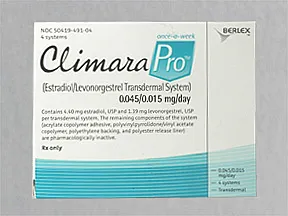 Climara Pro 0.045 mg-0.015 mg/24 hr transdermal patch
