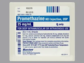 promethazine 25 mg/mL injection solution