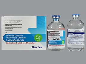 Gammagard S-D (IgA < 1 mcg/mL) 5 gram intravenous solution