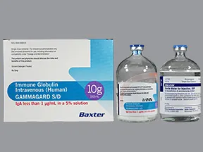 Gammagard S-D (IgA < 1 mcg/mL) 10 gram intravenous solution
