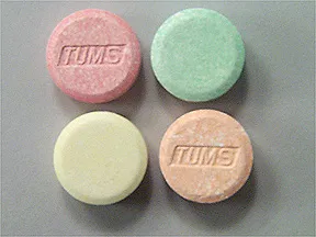 Tums E-X 300 mg (as calcium carbonate 750 mg) chewable tablet