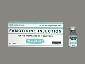 famotidine (PF) 20 mg/2 mL intravenous solution
