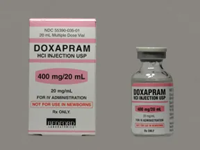 doxapram 20 mg/mL intravenous solution