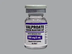 valproate sodium 500 mg/5 mL (100 mg/mL) intravenous solution