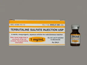 terbutaline 1 mg/mL subcutaneous solution