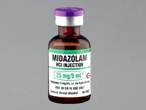 midazolam 5 mg/mL injection solution