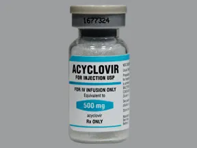 acyclovir sodium 500 mg intravenous solution