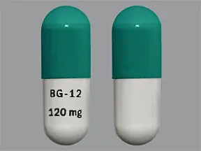 dimethyl fumarate 120 mg capsule,delayed release