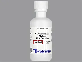 carbinoxamine 4 mg/5 mL oral liquid