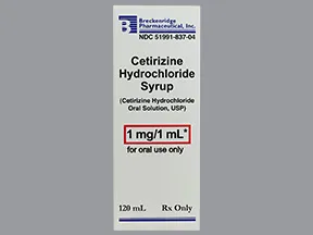 cetirizine 1 mg/mL oral solution