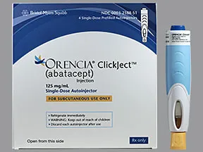 Orencia ClickJect 125 mg/mL subcutaneous auto-injector