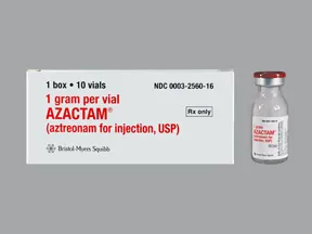 Azactam 1 gram solution for injection