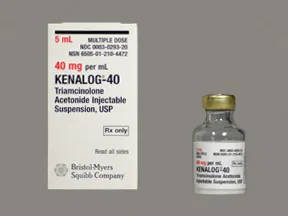 Kenalog 40 mg/mL suspension for injection