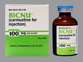 BiCNU 100 mg intravenous solution
