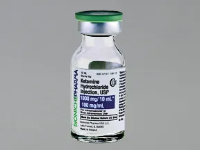 ketamine 100 mg/mL injection solution
