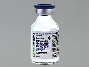 ketamine 10 mg/mL injection solution