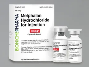 melphalan HCl 50 mg intravenous powder for solution