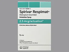 Spiriva Respimat 2.5 mcg/actuation solution for inhalation