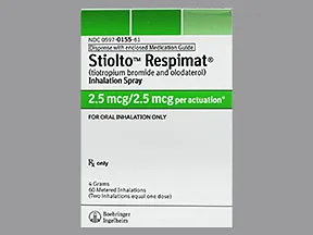Stiolto Respimat 2.5 mcg-2.5 mcg/actuation solution for inhalation