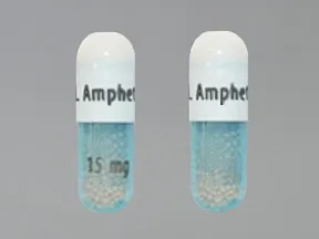 dextroamphetamine-amphetamine ER 15 mg 24hr capsule,extend release