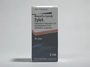 Zylet 0.3 %-0.5 % eye drops,suspension