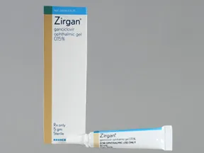 Zirgan 0.15 % eye gel