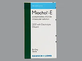 Miochol-E 1 % (10 mg/mL) intraocular kit
