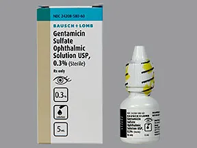 gentamicin 0.3 % eye drops