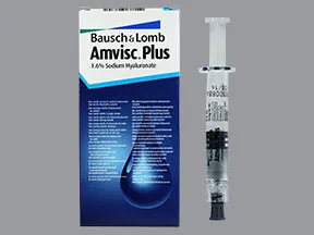 Amvisc Plus 16 mg/mL intraocular syringe